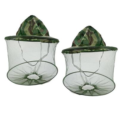 Camouflage Beekeeping Protective Bee Hat Insect Mesh Face Hat Anti-Mosquito Shawl Hat Outdoor Fishing Face Mask Hat