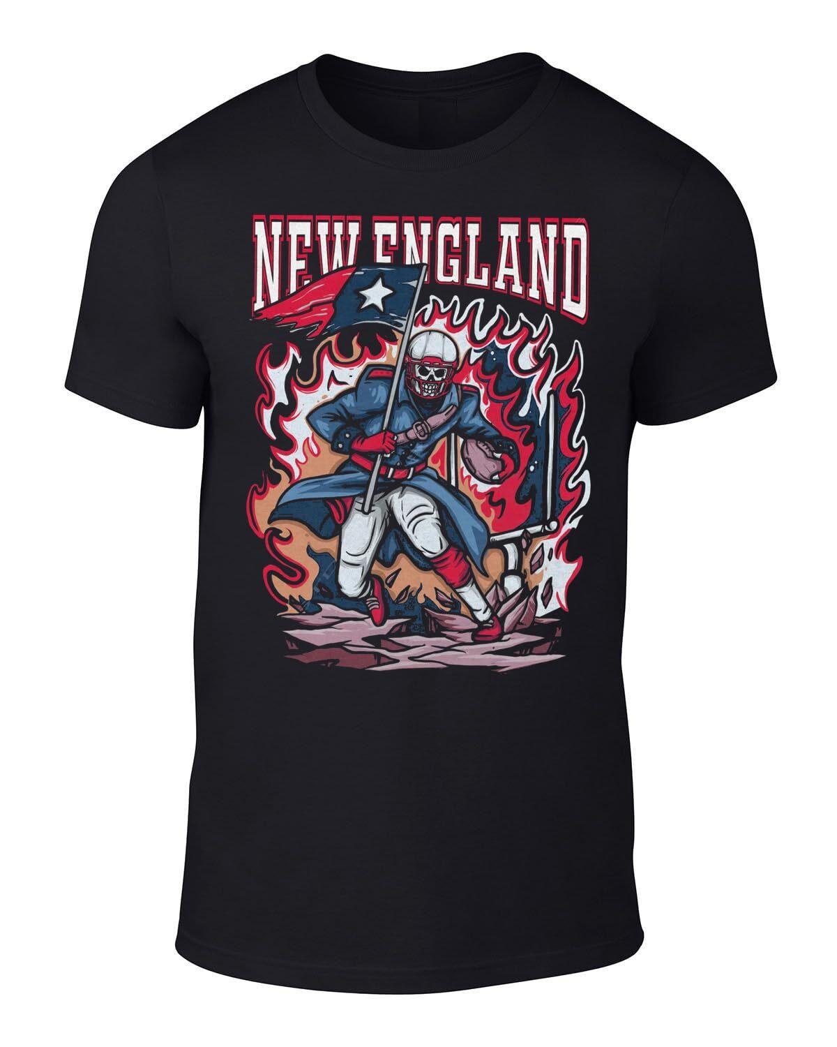 Drake Maye Skull Design T-Shirt S