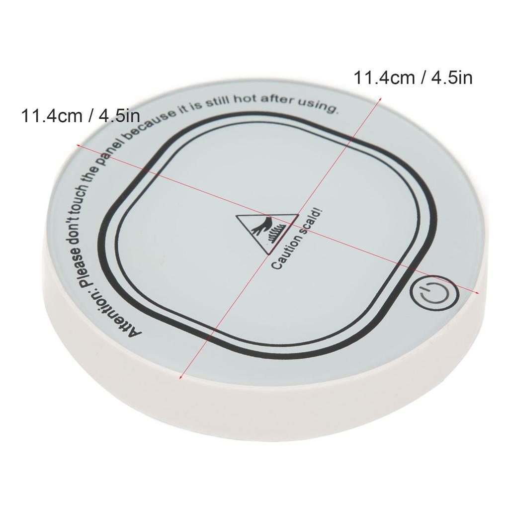 Cup Warmer Pad Constant Temperature USB Intelligent Utility Cup Heating Mat for Coffee Milk Tea