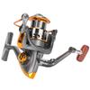 Portable 13 Shaft Metal Sea Fishing Rod Fishing Reel Fishing Accessory Silver Gray