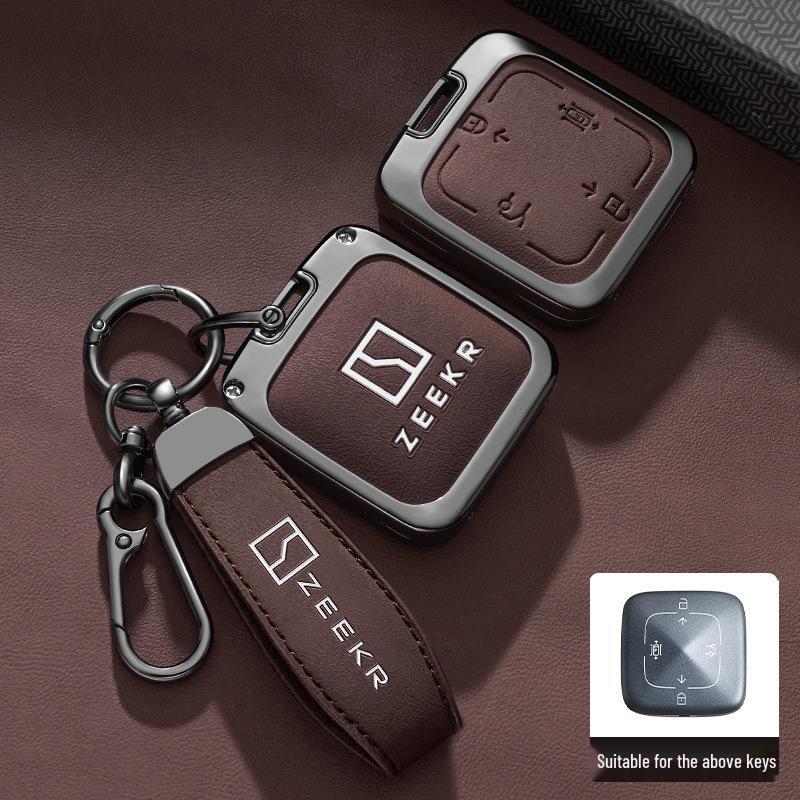 Bluetooth Schlüsseletui für Zeekr JiKe 007 - Auto Zubehör Schale, Schnalle und Herren Tasche