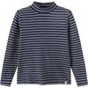 Balabala Children's Winter Thermal Striped Base Layer T-Shirt