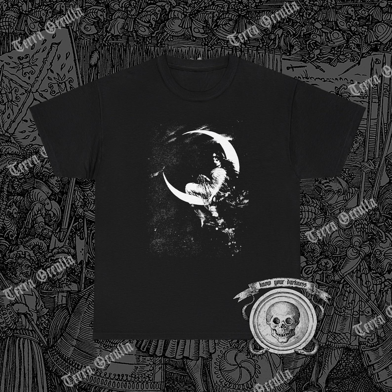 Fairy of the Moon Shirt, Luna,Hermann Kaulbach, Divine Feminine, Moon Goddess S