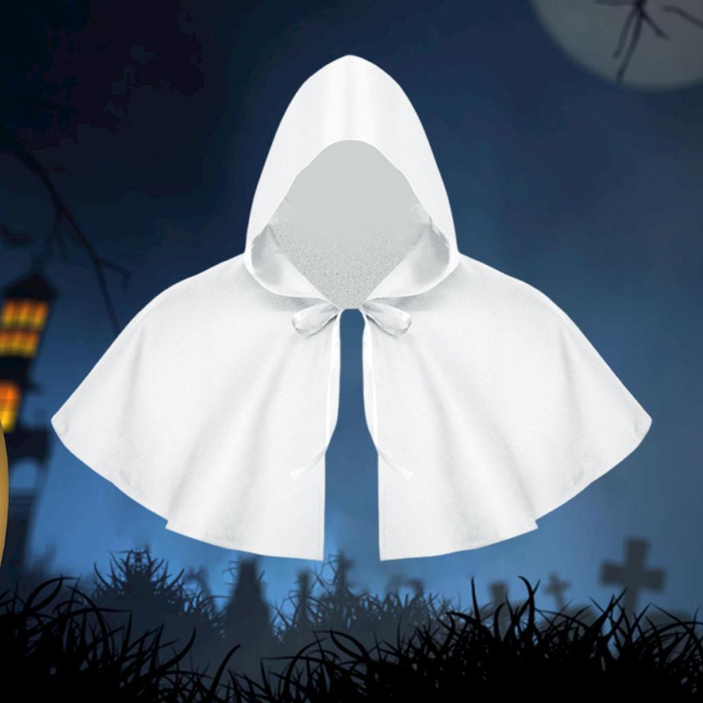 Adult Halloween Cape Hat Short Cloak Cosplay Costume