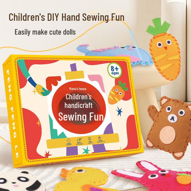 DIY Sewing Kit for Kids: Non-Woven Fabric Educational Toys for Ages 6+
