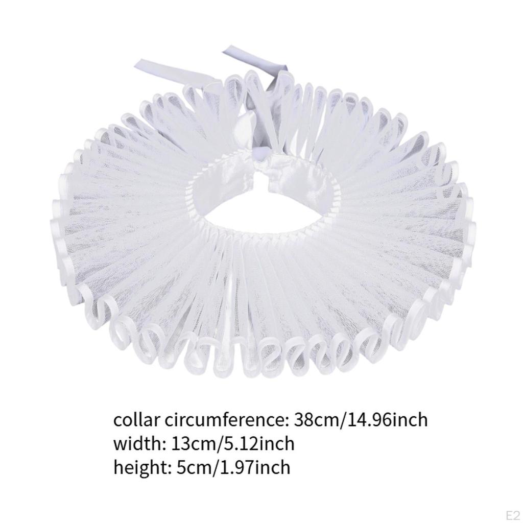 Elżbietańska Kryza Klauna Wygodne Falbankowe Kołnierze na Halloween Średniowieczne