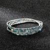 Diamond Elastic Bracelet 2mm Single Row Color Rhinestone Bracelet Women's Bracelet Women's Grab Chain Full Diamond Jewelry