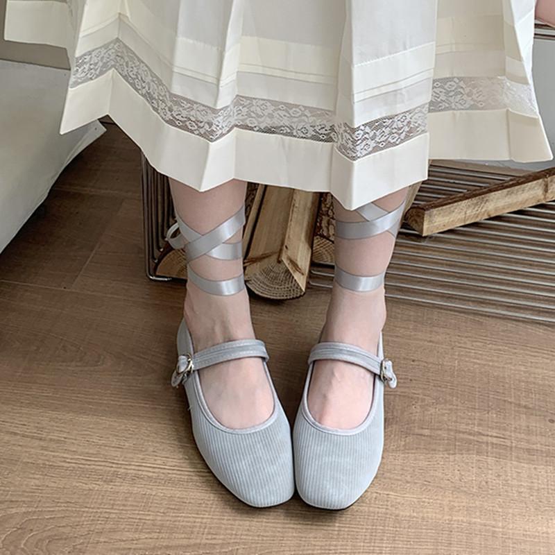 Fashion Bailamos 2025 Autumn Women Flat Shoes Fashion Round Toe Shallow Slip On Mary Jane Shoes Soft Flats Casual Dress Single Shoes