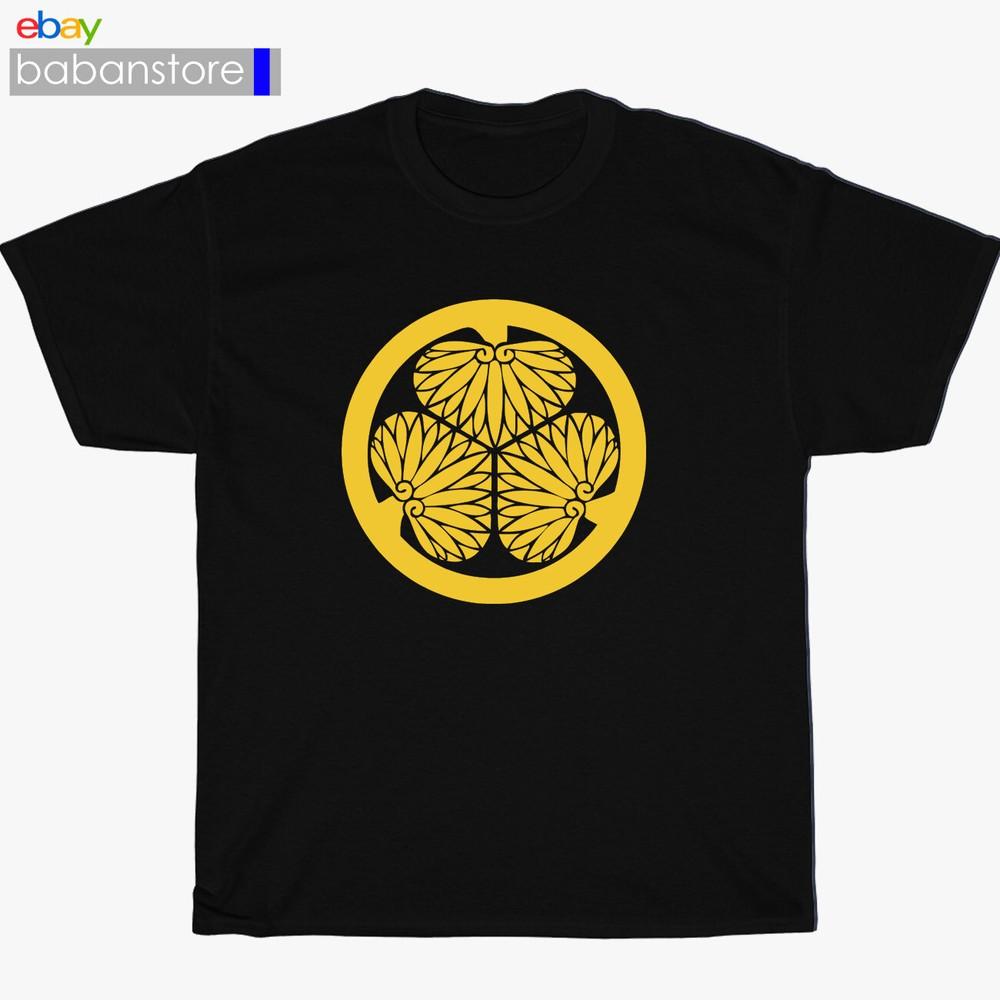 

New Shirt The Tokugawa Japanese Clan Logo Black TShirt Size S3XL Unisex T-Shirt S