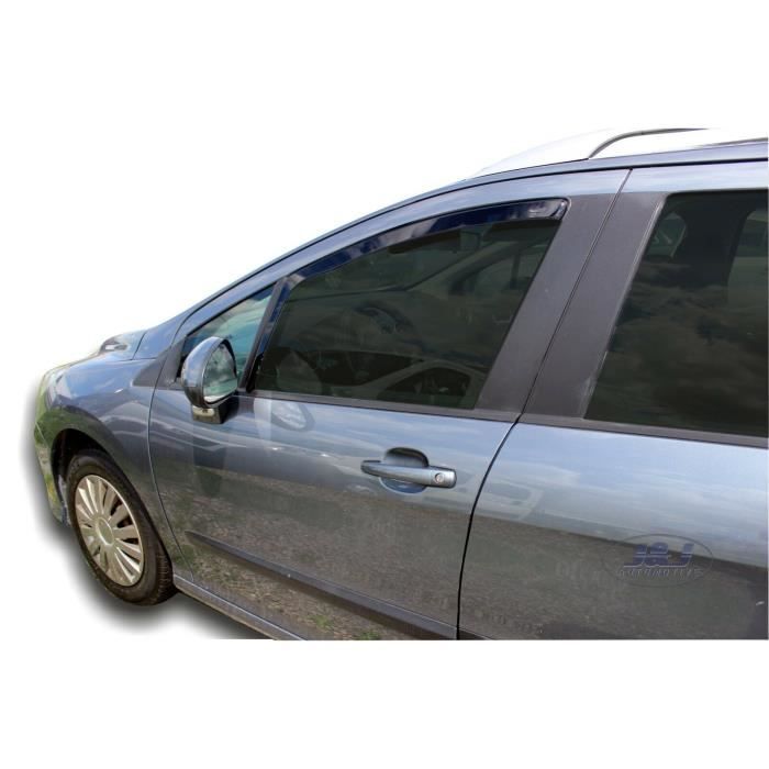 J&J AUTOMOTIVE | Heko Air Deflectors Wind Deflectors For Peugeot 308 5P. Berlina 2007-2013