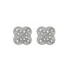 Fashion Earrings Four-leaf Clover Earrings Female Light Luxury Simple 18k Earrings Small Titanium Steel Earrings