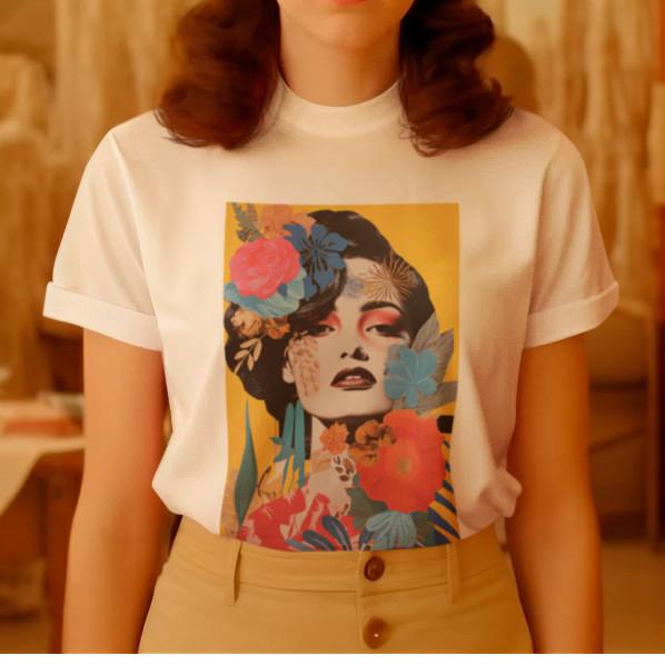 Abstract Women Art T shirt | Contemporary Watercolor | Modern Matisse Monet V2 XXXXL