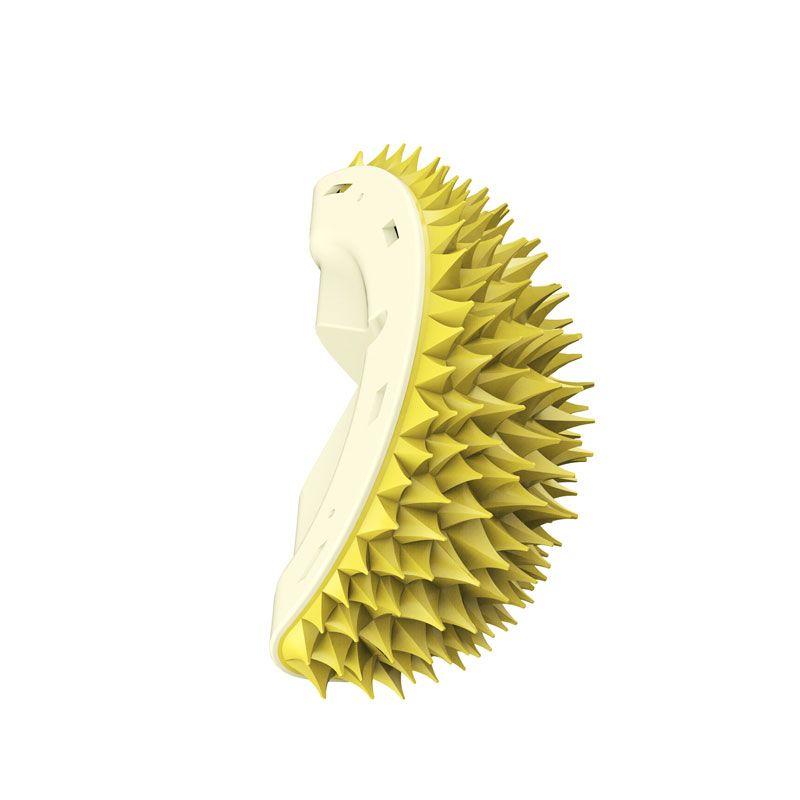 

Itching Device Self-Hi Relieving Stuffy Comb Hair Relieving Itching Massage Comb Corner Cat Scratch Board Scratching Itching Funny Cat Pet Supplies Yellow itchy durian