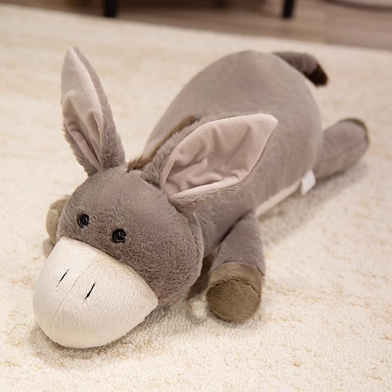 Big Donkey Eared Plush Toy Animal Long Bar Pillow Room Decoration Children Gift