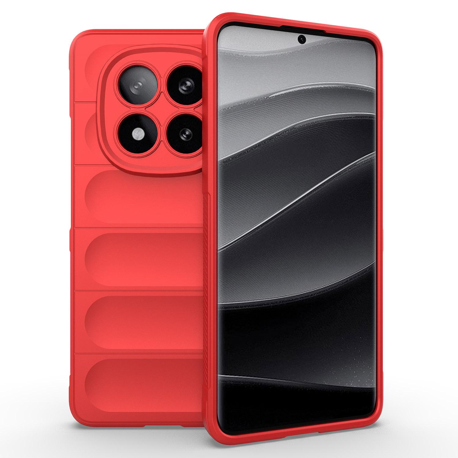 

Чохол для Xiaomi Redmi Note 14 Pro+ 5G Протиударний М який TPU Міцний Чохол-накладка на задню панель телефону Red