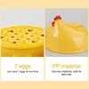 Home Chicken Shaped 7-Egg Capacity Egg Boiler Cooker Kitchen Cooking Appliance For Soft Hard Boiled Eggs