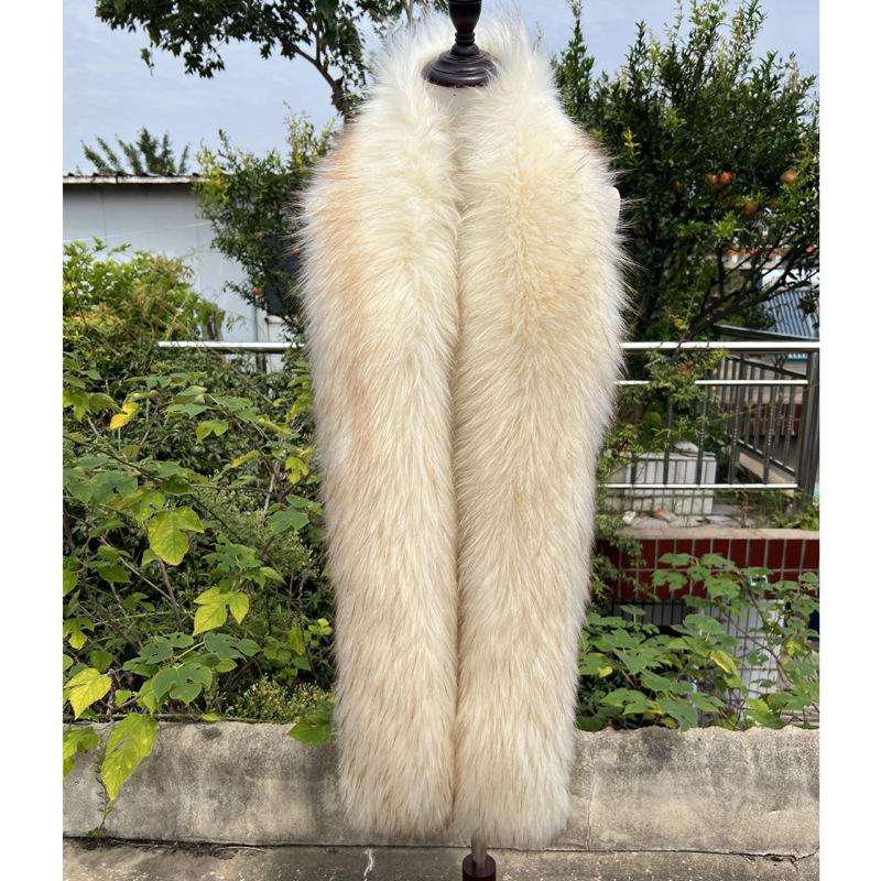 Winter Veelzijdige Faux Fur Sjaal - Warme Furry Nekwarmer voor Dames