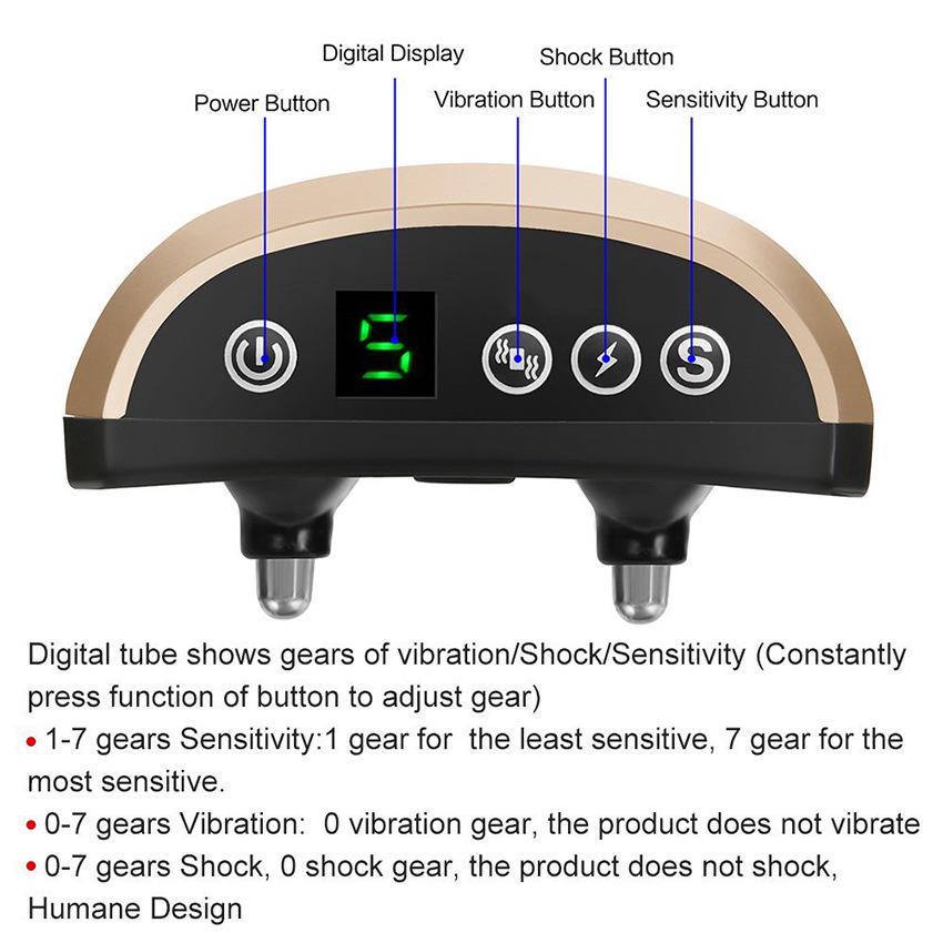 Ultrasonic Automatic Bark Control Dog Training Collar 165A