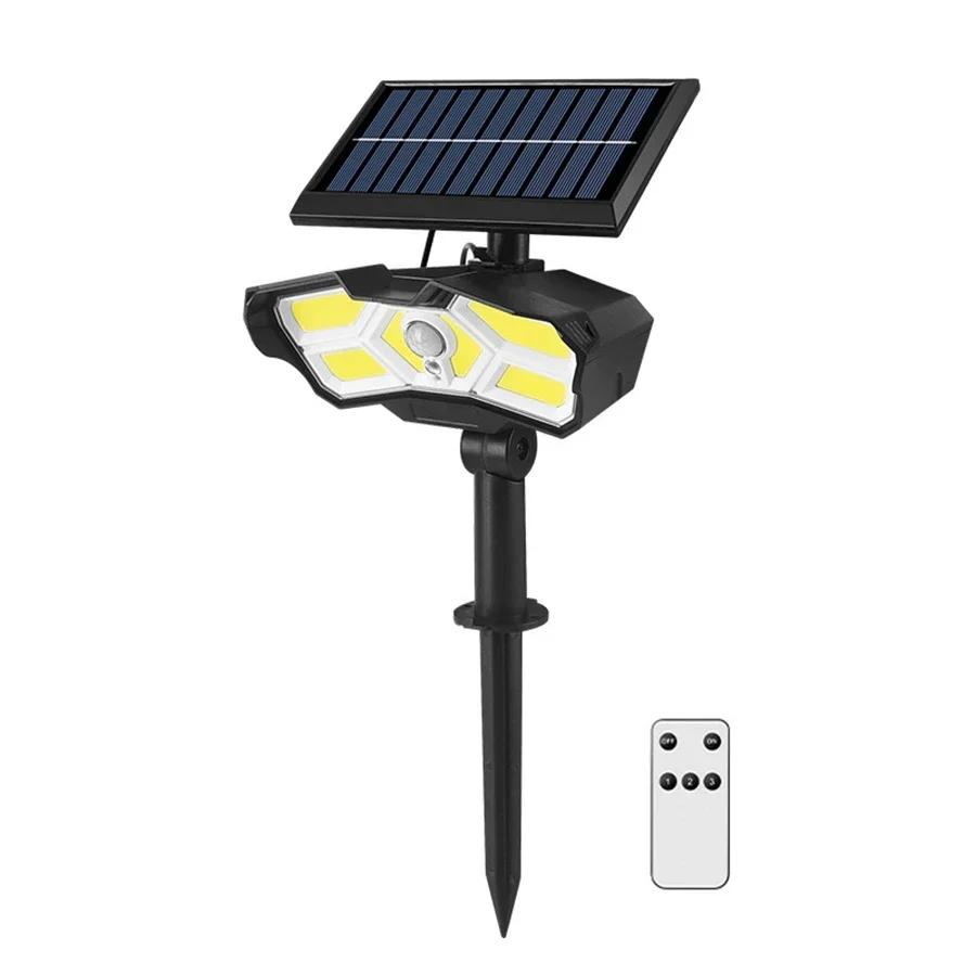 Neue Solar 128/9LED Menschliche Induktion Wandleuchte COB Spot Licht Außen Wasserdicht Hof Garten Dekorative Bodenmontageleuchte