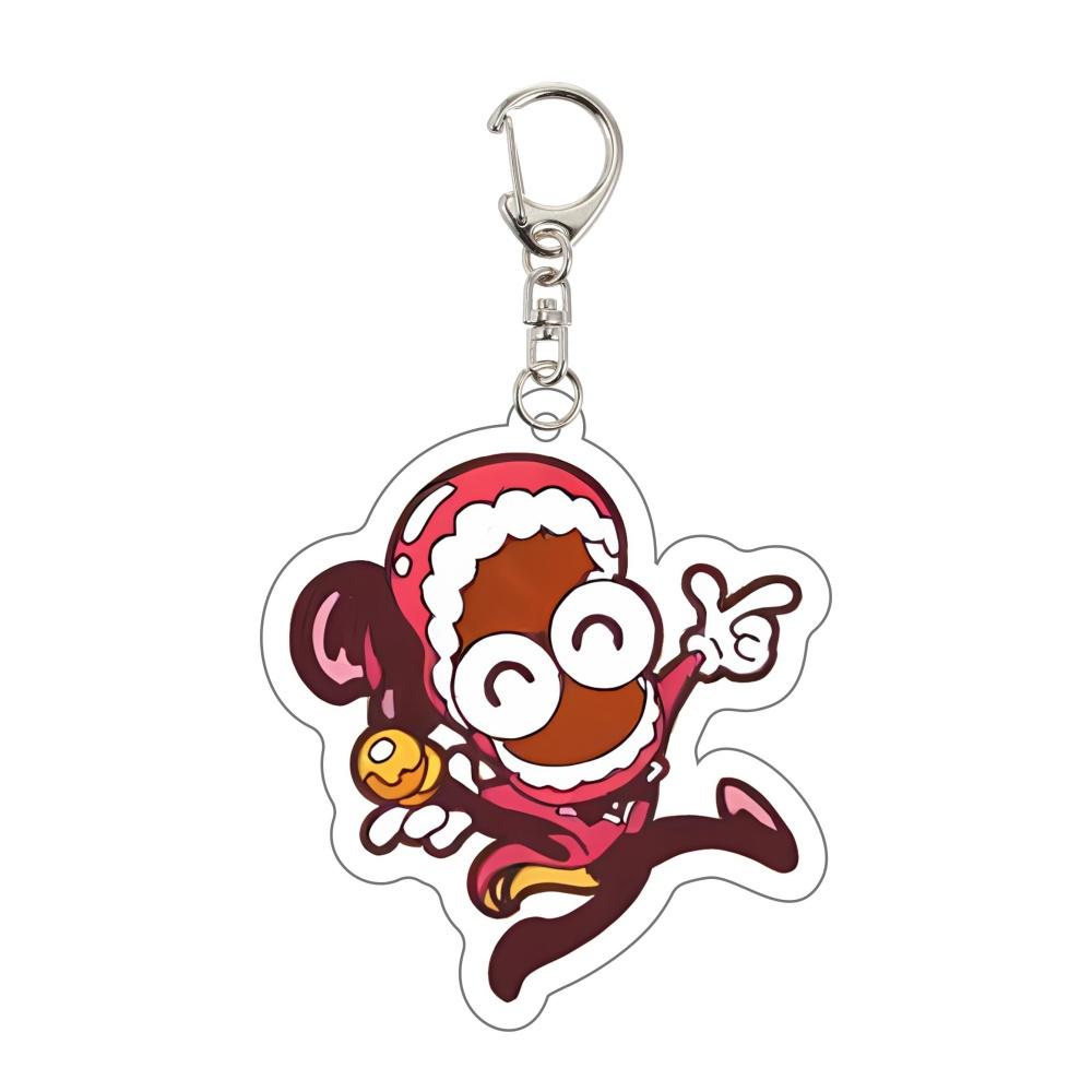 Anime Freak Circus Keychain Pomni Jax Ragatha Kinger Gangle Zooble Caine Chibi Acrylic Keyring Pendant Bag Charm Figure Key
