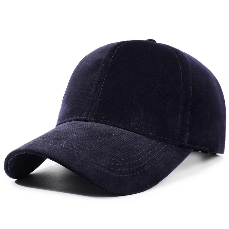 Modische Wildleder Baseballkappen für Herren Damen Herbst Winter Einfarbig Retro Snapback Golfmütze Unisex Street Verstellbare SonnenkappeS Gorras