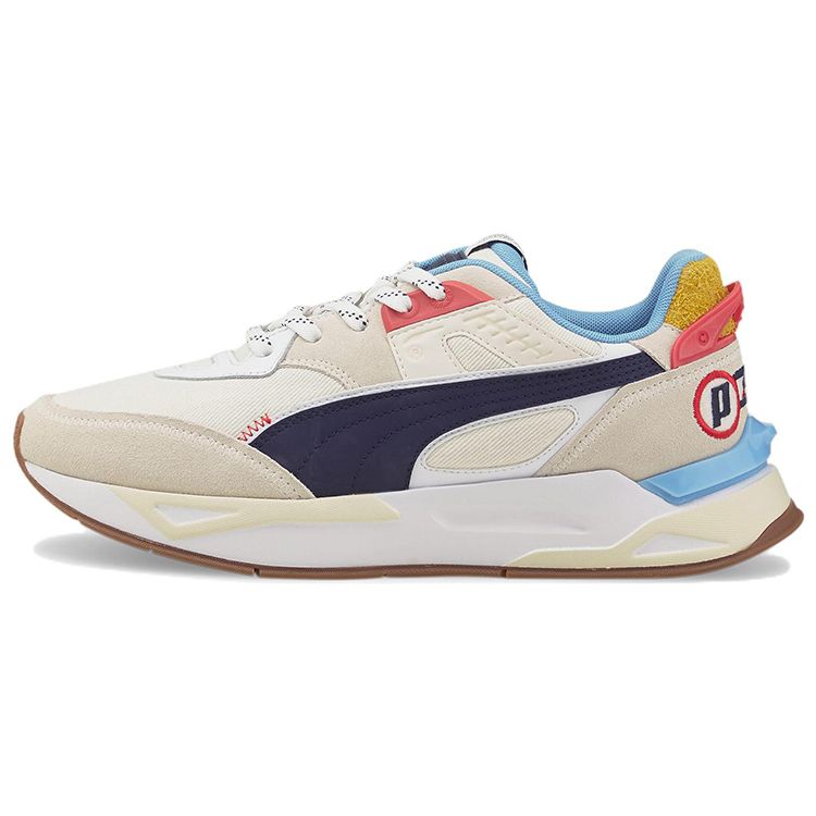 Puma Caracal Unisex White Black Lifestyle Sneakers 384052-01 EU 38