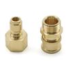 Pressure Washer Metal Joiner, 3/8 In Male and 1/4 In Female Quick Attach Adapter for Hose, Sprayer Tube, Nozzle and Outdoor Cleaning Equipment Use