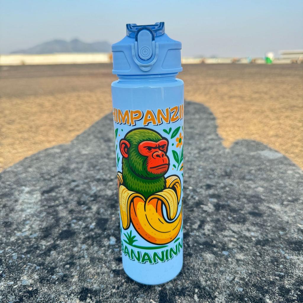 Italian Brainrot Water Bottle Tung Tung Tung Sahur Water Cup With Straw Football Sports Water Kettle Easter Valentine'S Day Gift
