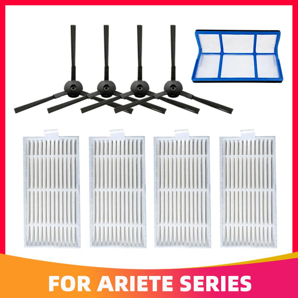 Fit For Ariete 2711 / 2712 / 2713 / 2717 / 2718 / Briciola Xclean Pro / Evolution Vacuum Cleaner Side Brush Filter Spare Part
