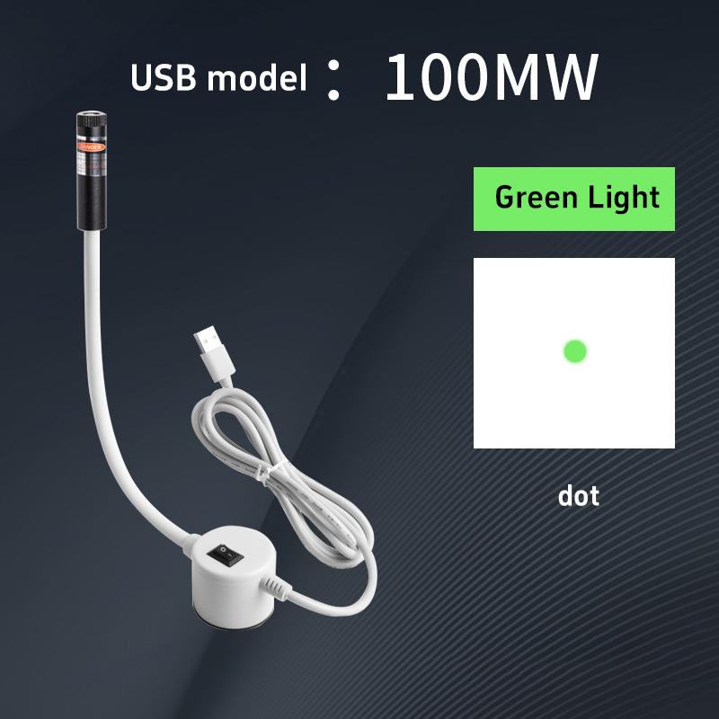 Červené/Zelené Laserové Polohovací Světlo Přenosné Magnetické Polohovací Světlo na Quilting Linka/Kříž/Bod USB Pracovní Světlo Příslušenství k Šicímu Stroji