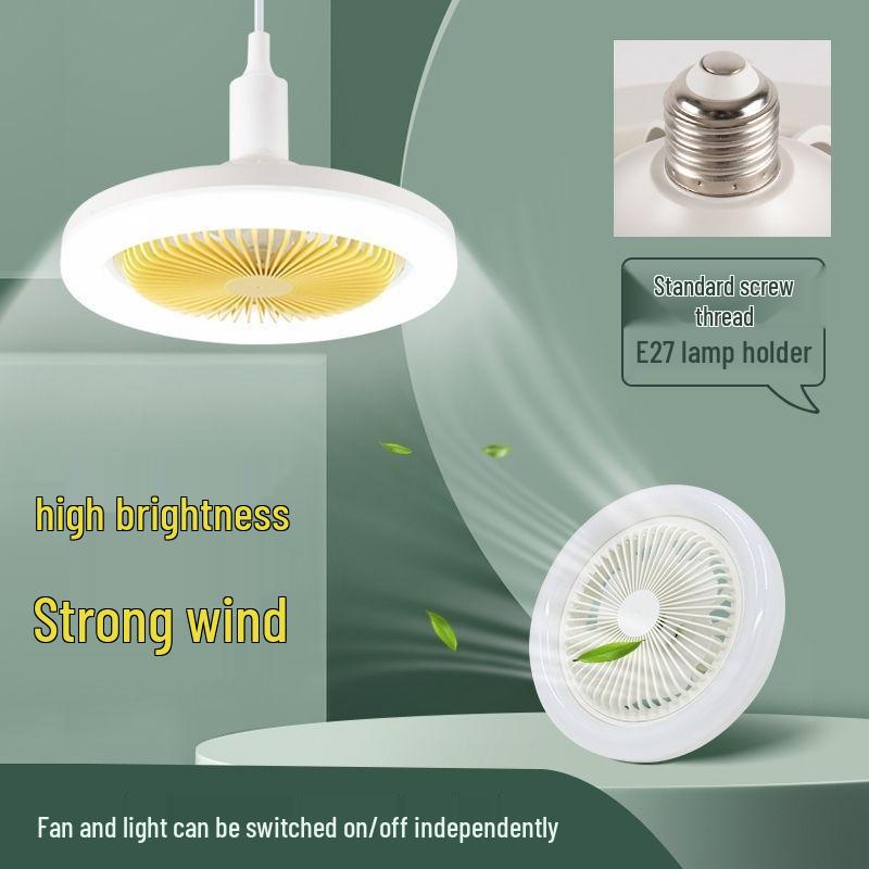 E27 Screw Mount Remote Control Fan Light Chandelier for Bedroom
