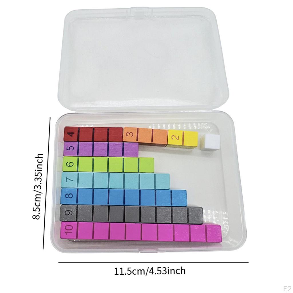 Numerical Rods Education Math Educational Aids,Math Early Learning Material,Number for Boys
