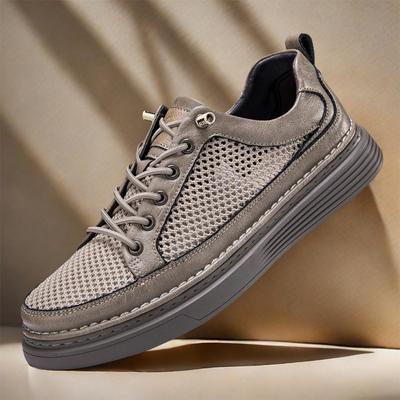 Hollow Out Men's Sneakers Breathable Men Skateboard Footwear Outdoor Casual Shoes Comfortable Summer Walking Shoes Treking Shoe