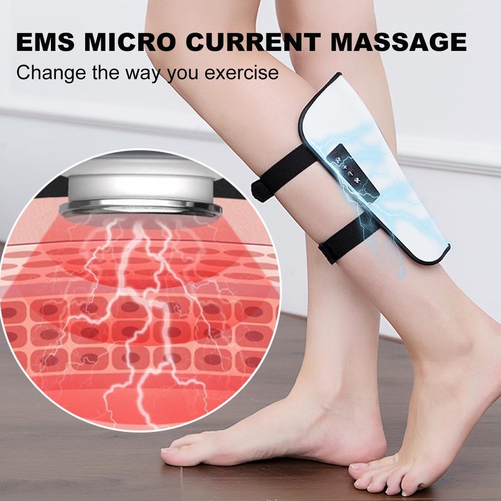 3W Calf Cellulite Removal Shaping Constant Temperature Hot Compress Vibration Massage Tens Leg Beauty Electric EMS Leg Massager