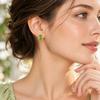 1 Pair Stainless Steel Stud Earring Lightweight Titanium Steel Earring Fashion Jewelry  Gift Giving