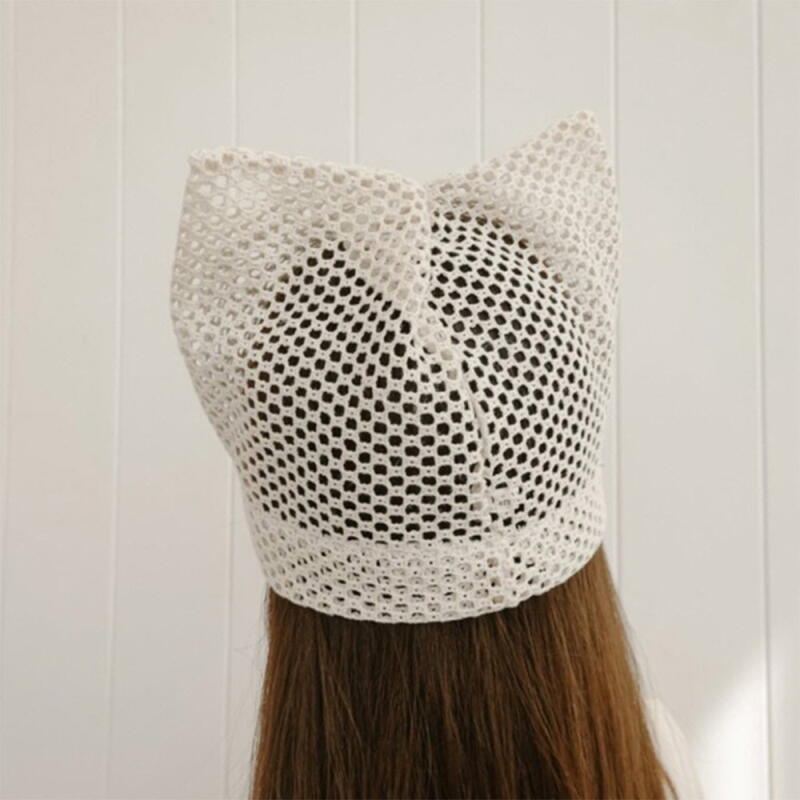 Women s Kitsch Sweater SS Net Beanie C8113_Beige