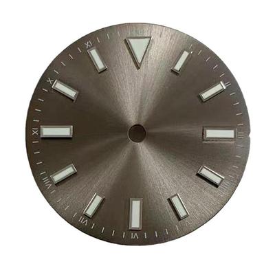 Green Luminous Sunray Dial with Stick Markers for NH35, 8215, 2836 Movements