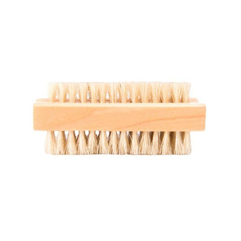 New Double-sided Nail Brush Nail Art Brushes for Manicure Manicure Pedicure Wood for Nail Care Scrubbing Tools ZJS11