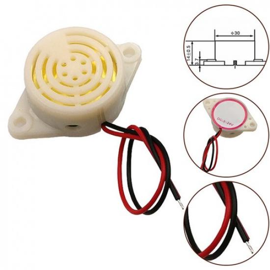 Reliable Car Buzzer 95DB Alarm 4pin ABS Material Suitable for Most Cars