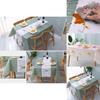 Elegant Waterproof Oilproof Tablecloth Cover Protector For Simple Home Dining Decor