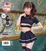 Clearstone SecretRose Cosplay Halloween Slit Police Costume for Women, Black