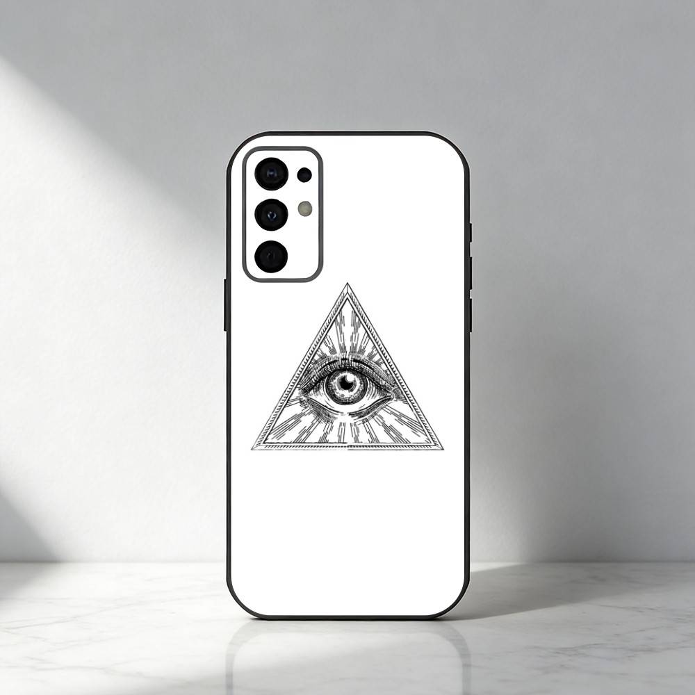 I-Illuminati  Phone Case For Samsung S25,S24,S21,S22,S23,S30,Ultra,S20,Plus,Fe,Note,5G Black Cover