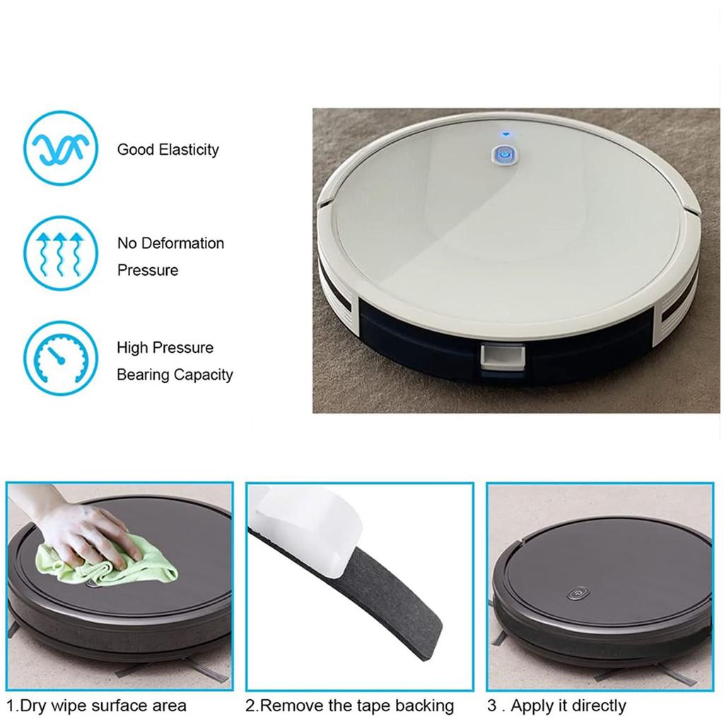 10 Pack Replacement Side Brushes Cleaning Tool Easy Installation Sweeper Part Suitable for 11S 30C Robot Vacuum Cleaner