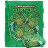 TMNT Group Retro Silky Supersoft Blanket