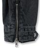 The Anti Platform Oversized Crop Rider Denim Jacket (Black)