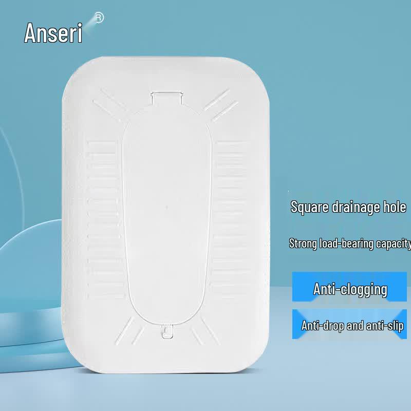 Anshairui Enclosed Anti-Clog Squat Toilet Cover