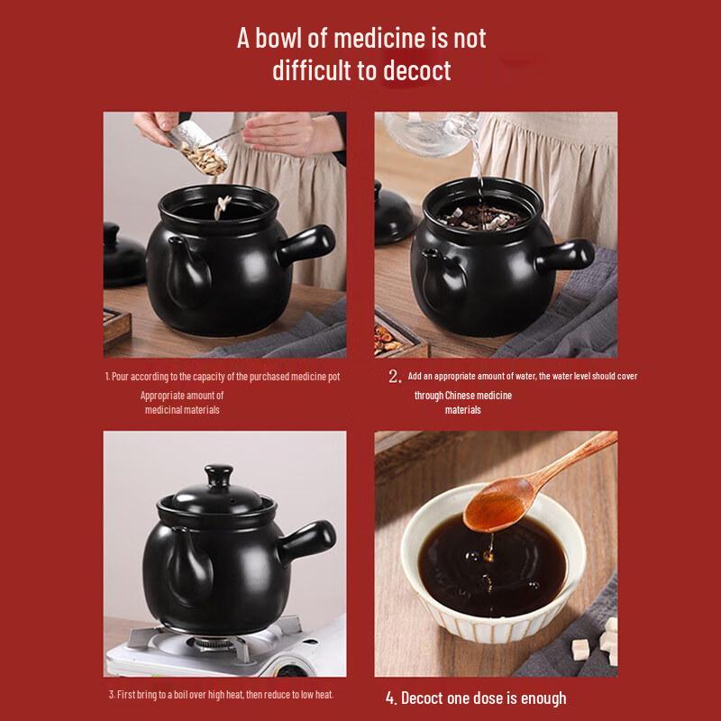Jiwu Senlin Ceramic Herbal Decoction Pot