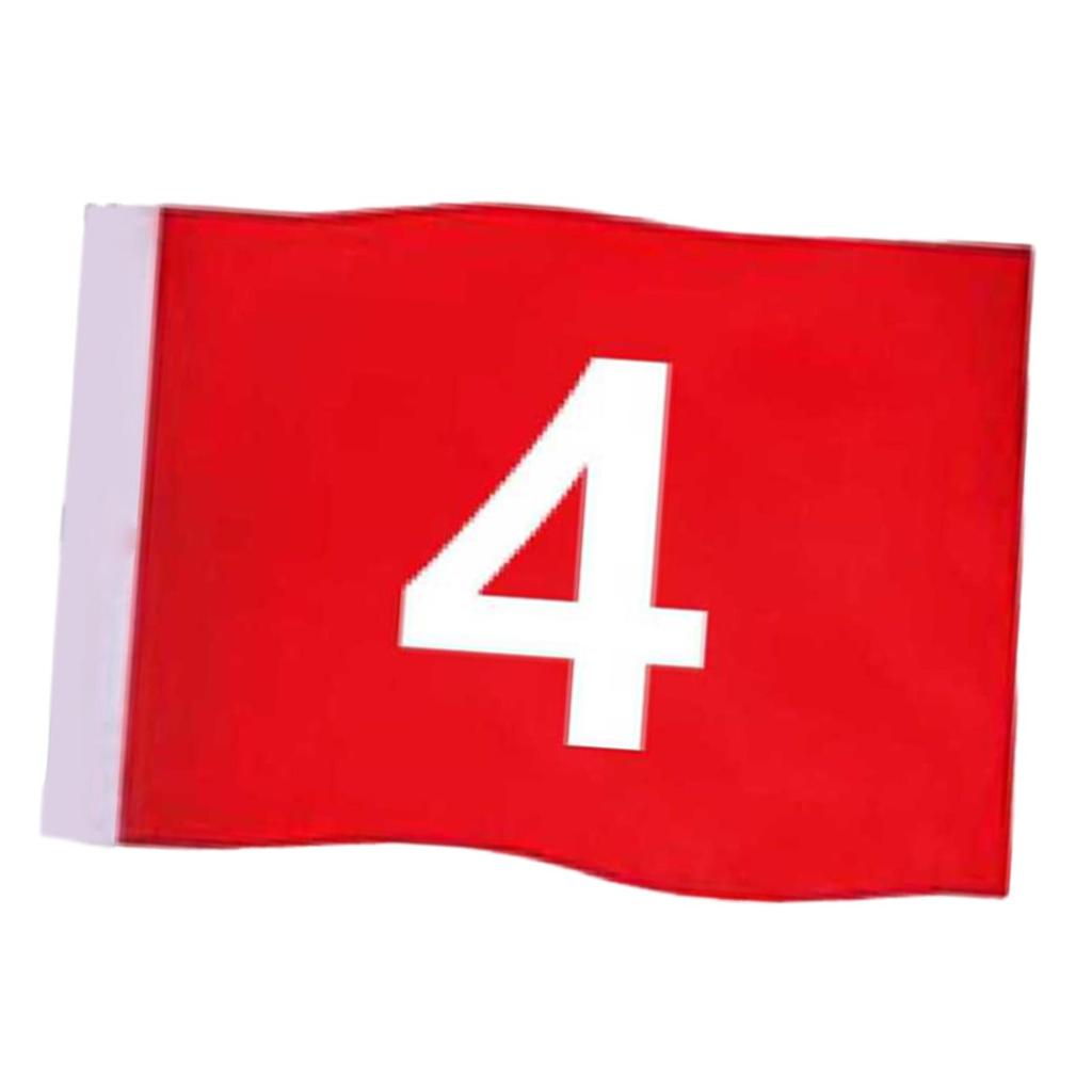 Golf Fahne, 49 X 32 Cm, Rote Fahne für Training, Outdoor Golfer, Geschenkidee