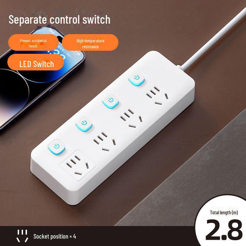 Bandă de alimentare inteligentă Xiaomi cu USB, extensie multifuncțională, priză pentru comutator pentru biroul de acasă