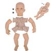 DIY Doll Parts Vinyl Reborn Doll Kit Unpainted Baby Doll Toy Accessories 22inch